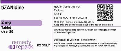 tiZANidine 2mg 70518 3181 01